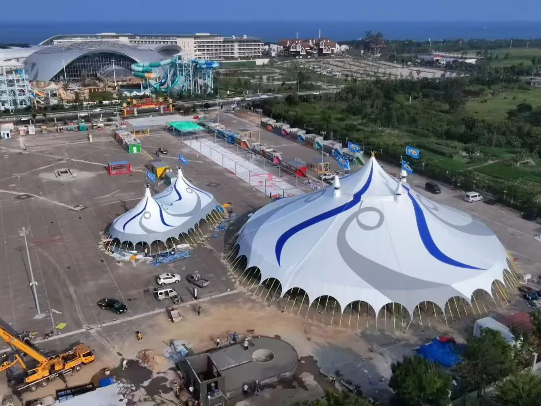 Four-Pole Circus Tent